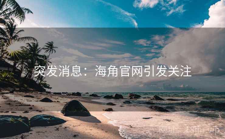突发消息:海角官网引发关注
